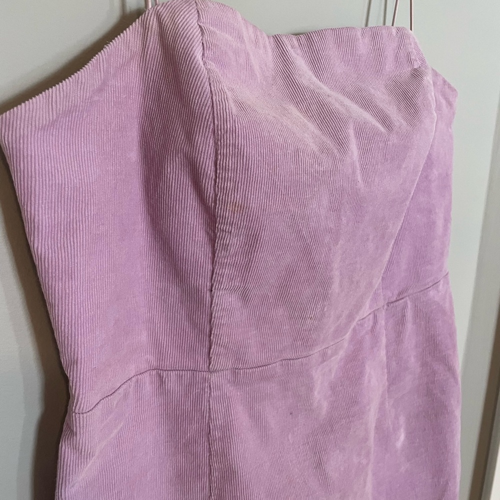 Urban Outfitters | Purple Corduroy Bodycon Dress sz 8 - Picture 3 of 8